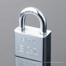 Chrome Plated Square Plating Iron Vane Padlock